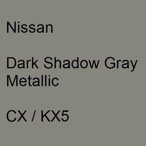 Nissan, Dark Shadow Gray Metallic, CX / KX5.